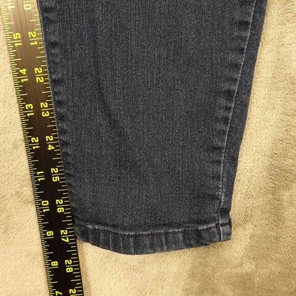 Democracy Jeans Ab Technology high rise skinny ankle women's 16W blue stretchy - Picture 4 of 11